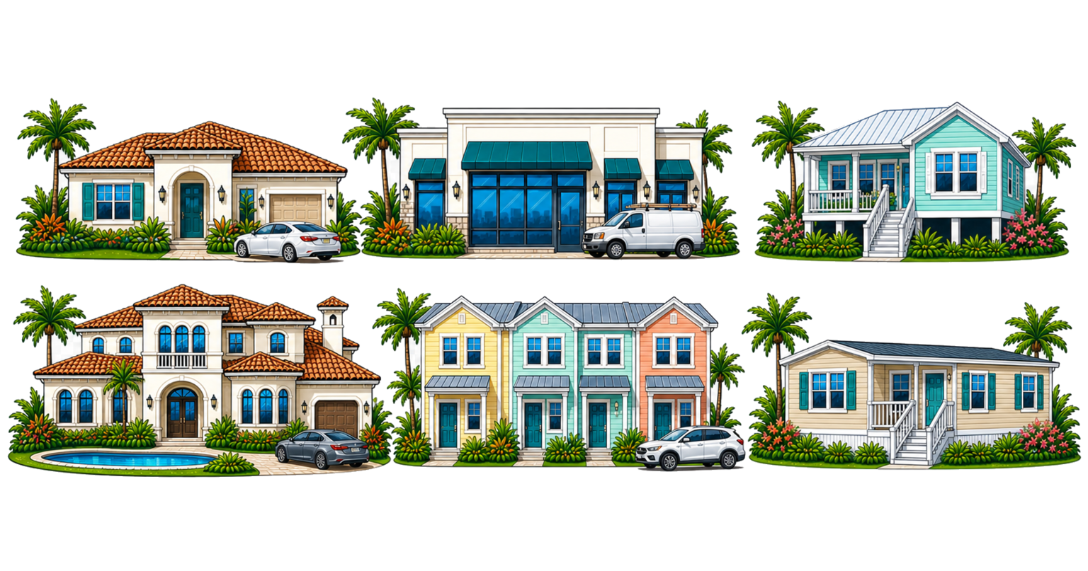 Florida homes, businesses, and cars above carrier options